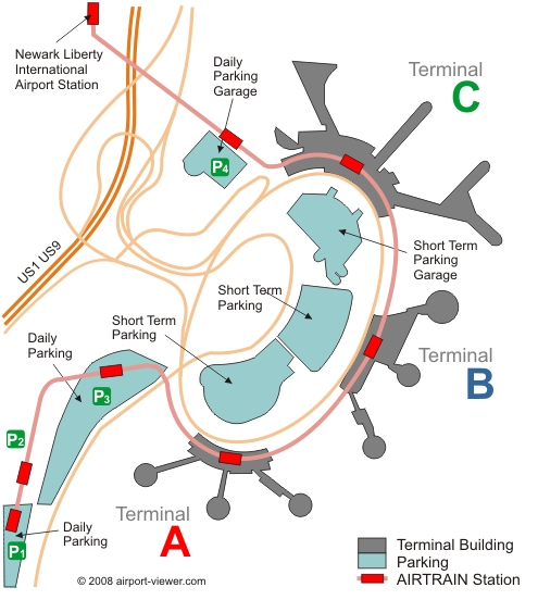 Terminals At Newark Airport